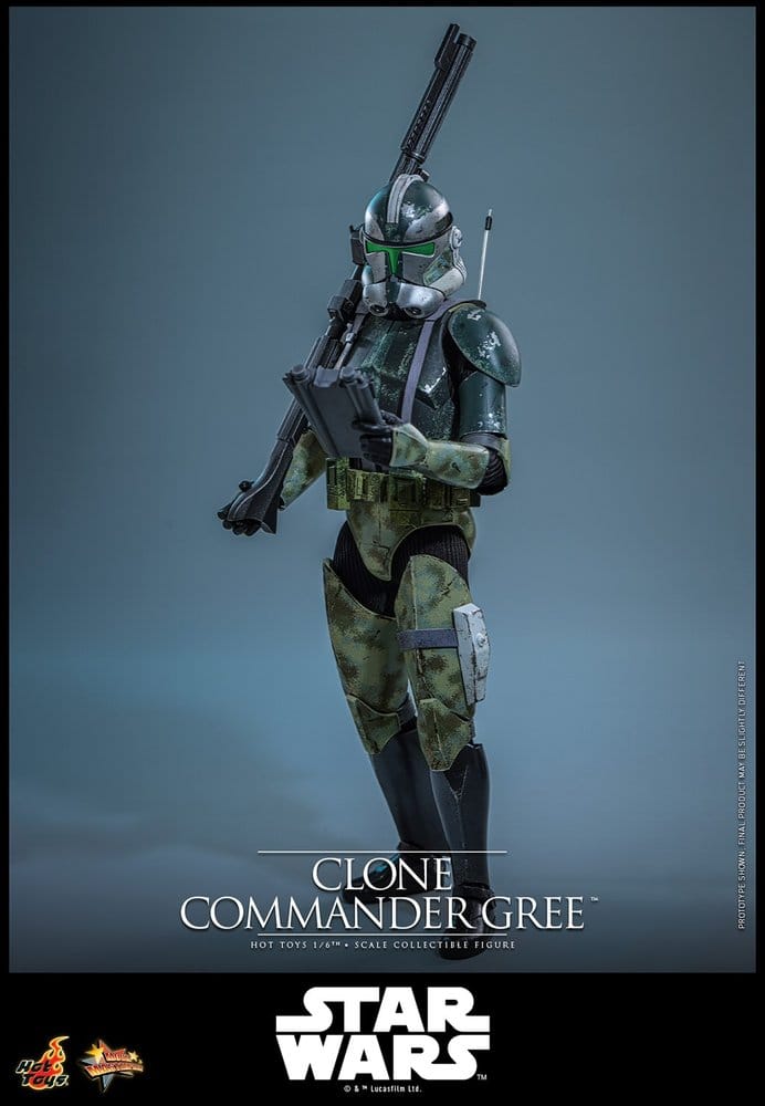 Star Wars Movie Masterpiece Action Figure 1/6 Clone Commander Gree 30 cm - Hot Toys Action Figures