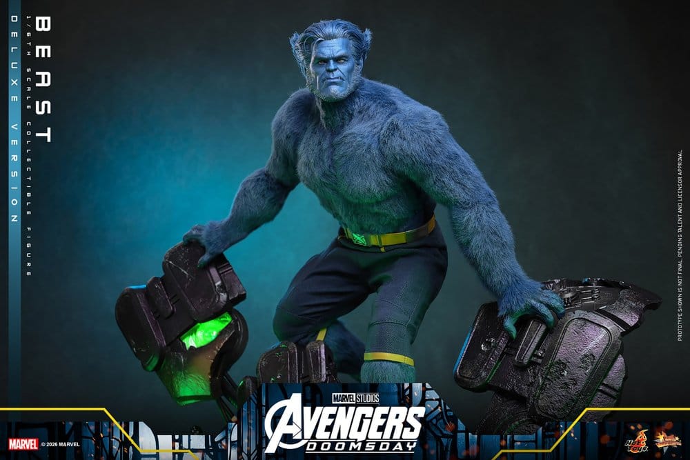 Marvel X-Men Movie Masterpiece Action Figure 1/6 Beast (Deluxe Version)