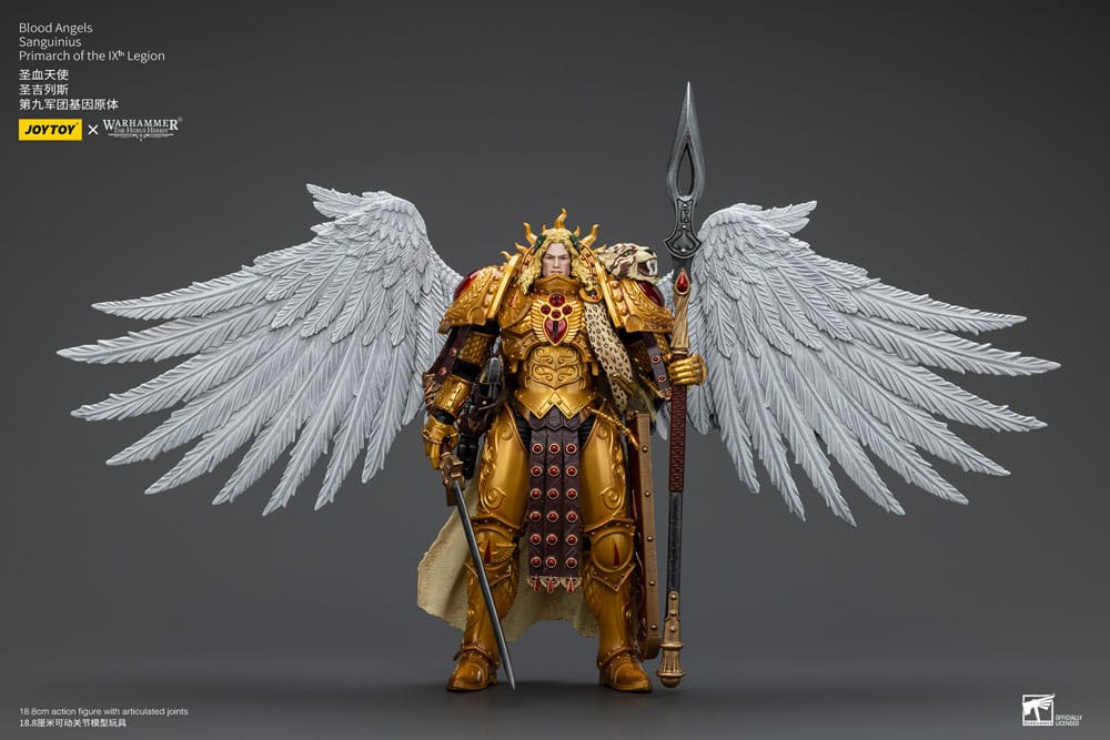Warhammer The Horus Heresy Action Figure 1/18 Blood Angels Sanguinius Primarch of the IXth Legion
