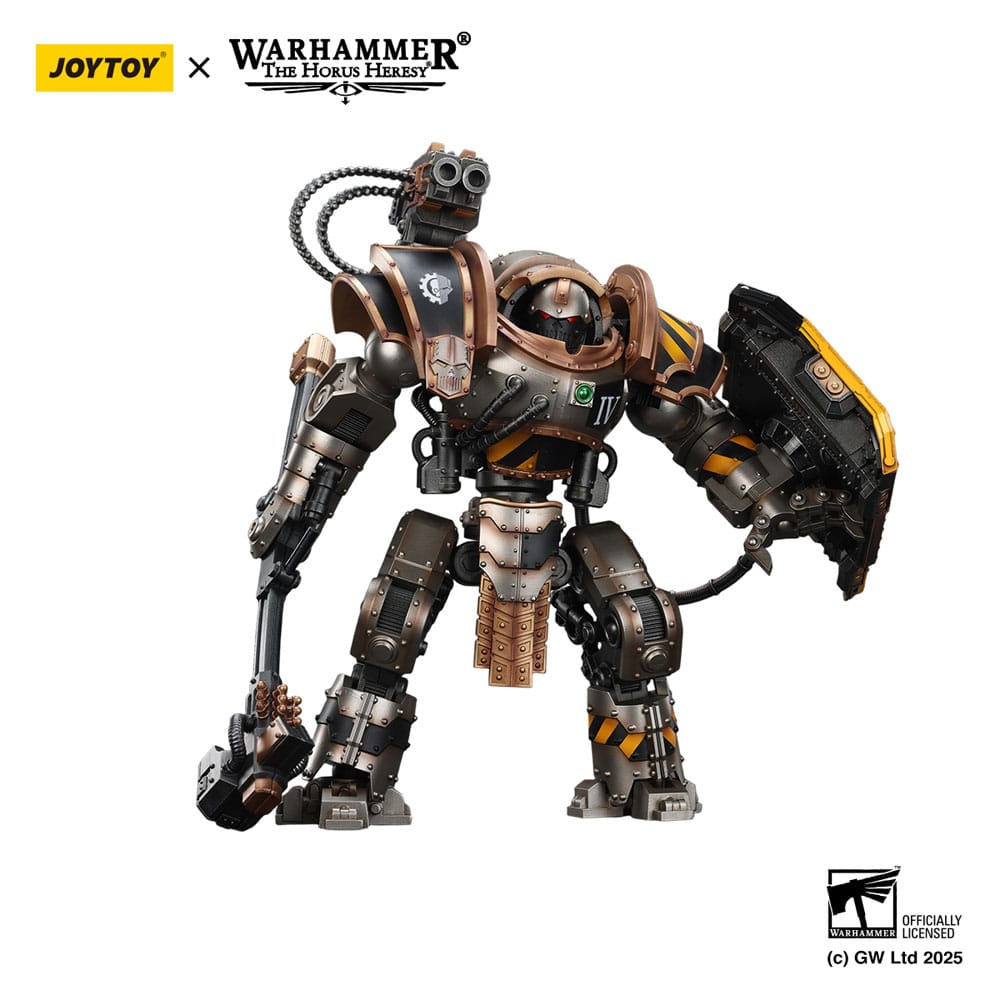 Warhammer The Horus Heresy Action Figure Iron Warriors Iron Circle Domitar-Ferrum Class Battle-automata with Karceri Battle Shield - Joy Toy Action figures