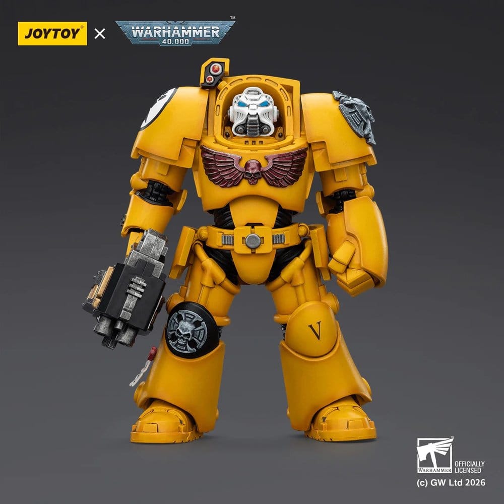Warhammer 40,000 Action Figure Imperial Fists Terminator 2 with Power Fist and Storm Bolter