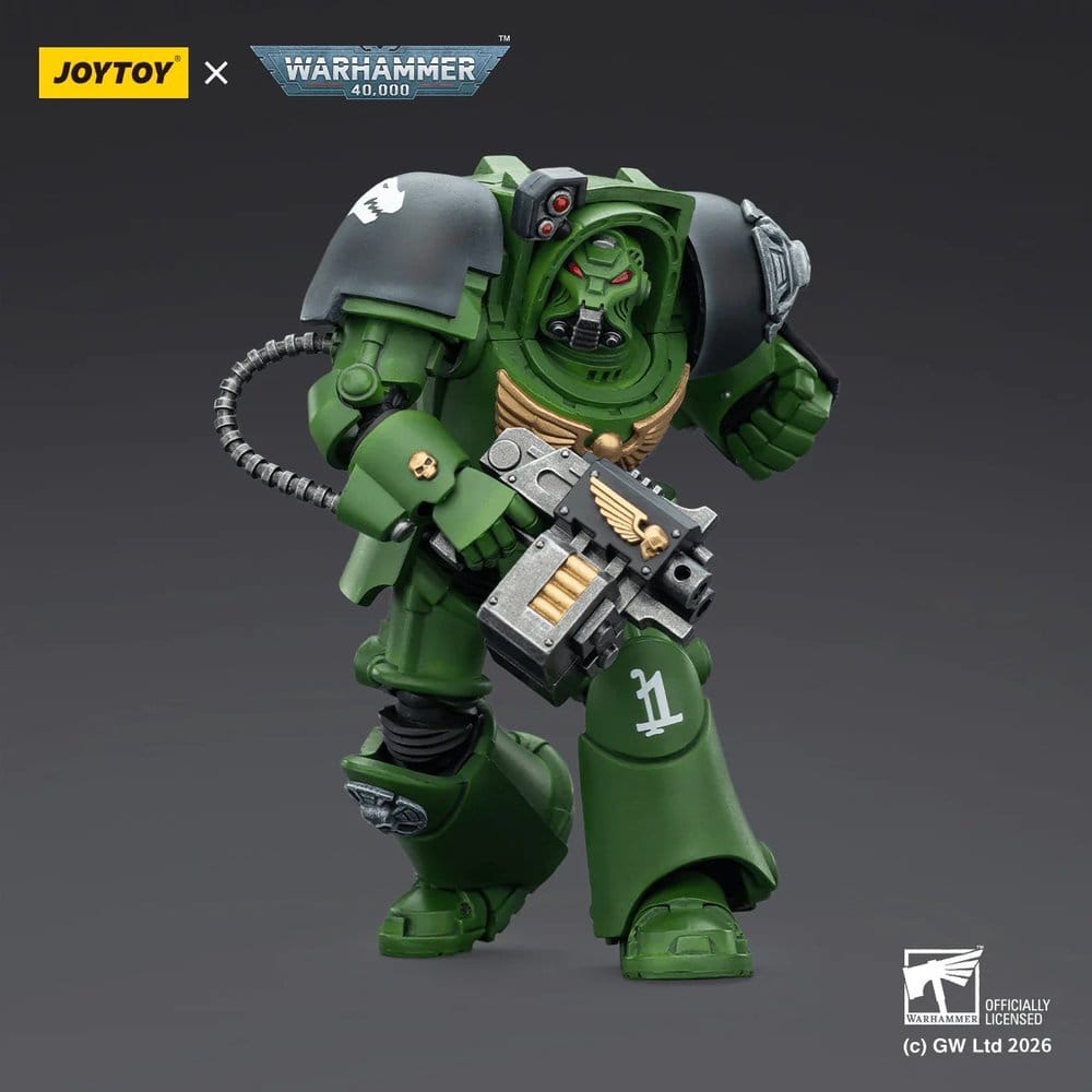 Warhammer 40,000 Action Figure Salamanders Terminator 2 with Power Fist and Storm Bolter 14 cm - Joy Toy Action Figures