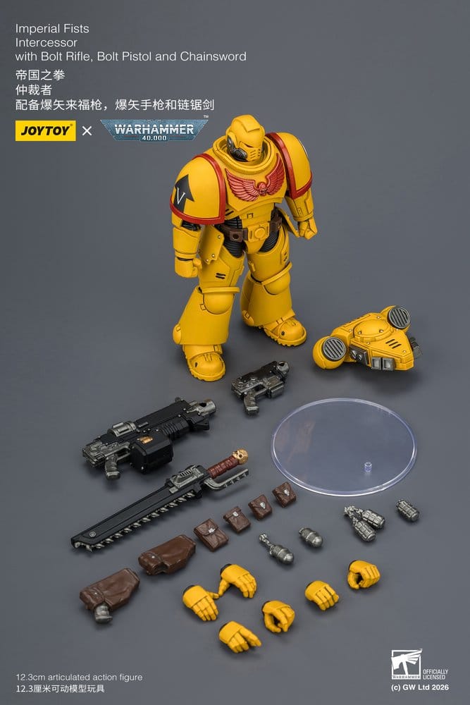 Warhammer 40,000 Action Figure Imperial Fists Intercessor - Joy Toy Action Figures