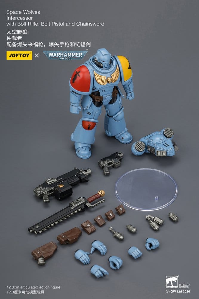 Warhammer 40,000 Action Figure Space Wolves Intercessor