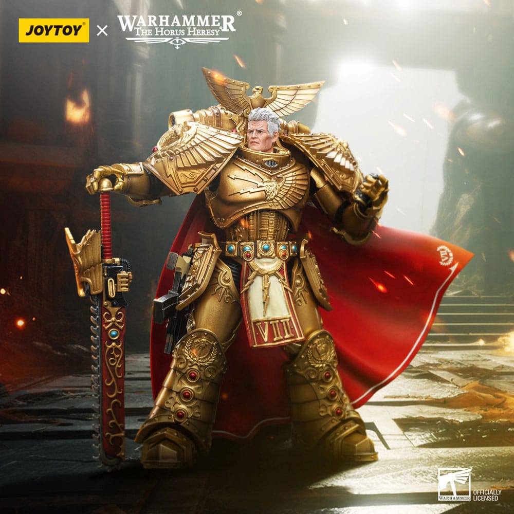 Warhammer The Horus Heresy Action Figure 1/18 Imperial Fists Rogal Dorn Primarch of the 7th Legion - Joy Toy Action figures
