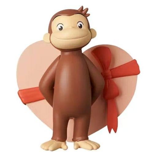 Curious George UDF Mini Figure w/Heart 6 cm - Medicom Mini Figures