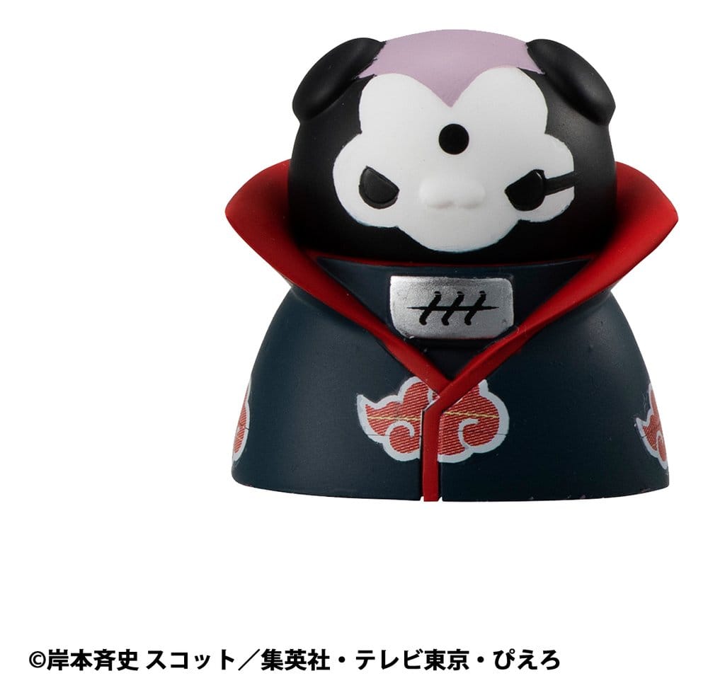 Naruto Shippuden Mega Cat Project Trading Figure Defense Battle of Village of Konoha! 3 cm Nyaruto! Blind Box Assortment Box Qty 8 (re-run) - Megahouse Mini Figures, Blind Boxes