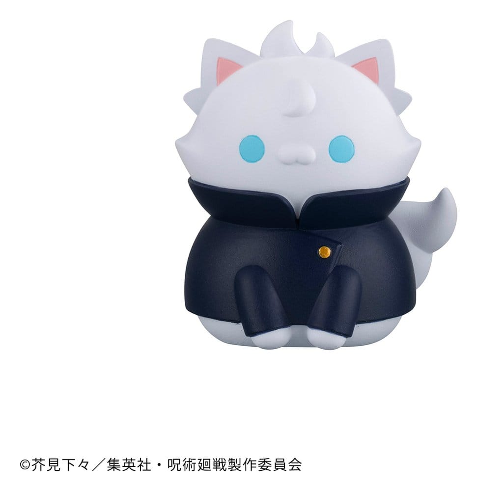 Jujutsu Kaisen Mega Cat Project Jujutsu Cats Hidden Inventory/Premature Death Ver. Mini Figures 3 cm Blind Box Display Box Qty 8 (Repeat) - Megahouse Mini Figures, Blind Boxes