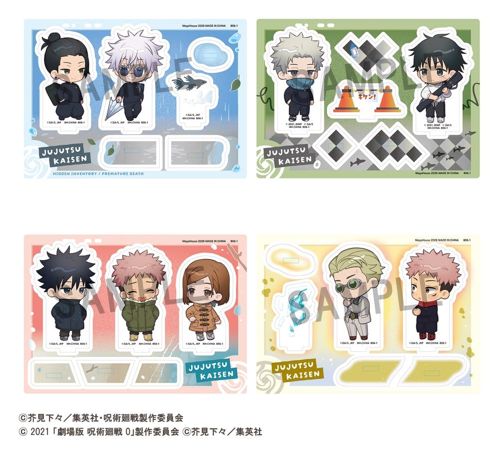 Jujutsu Kaisen Buddycolle Acrylic Stand 5th Anniversary A Suguru Geto & Satoru Gojo (Hidden Inventory/Premature Death Ver.) - Megahouse Mini Figures