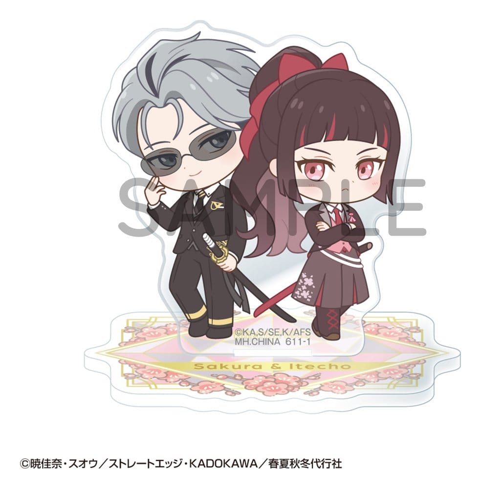 Agents of the Four Seasons Buddycolle Acrylic Stands Dance of Spring 6 cm Blind Box Display Box Qty 6 - Megahouse Standees, Blind Boxes