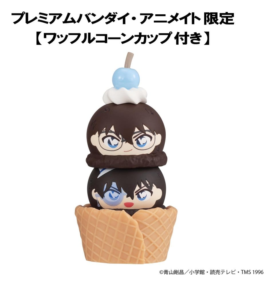 Detective Conan Tsumichen Stack up & Change Mini Figures 8 cm Blind Box Assortment Box Qty 6 (with gift) - Megahouse Mini Figures