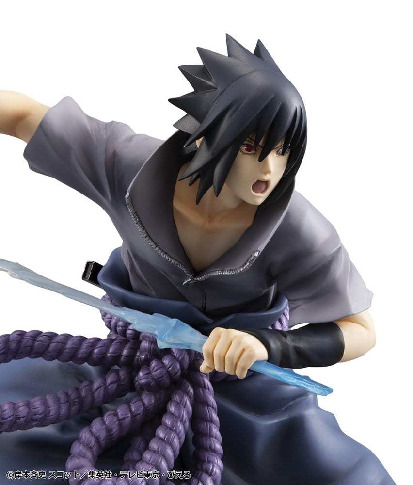 Naruto Shippuden G.E.M. Series PVC Figure Sasuke Uchiha Great Ninja War Ver. 23 cm (Repeat) - Megahouse Statues