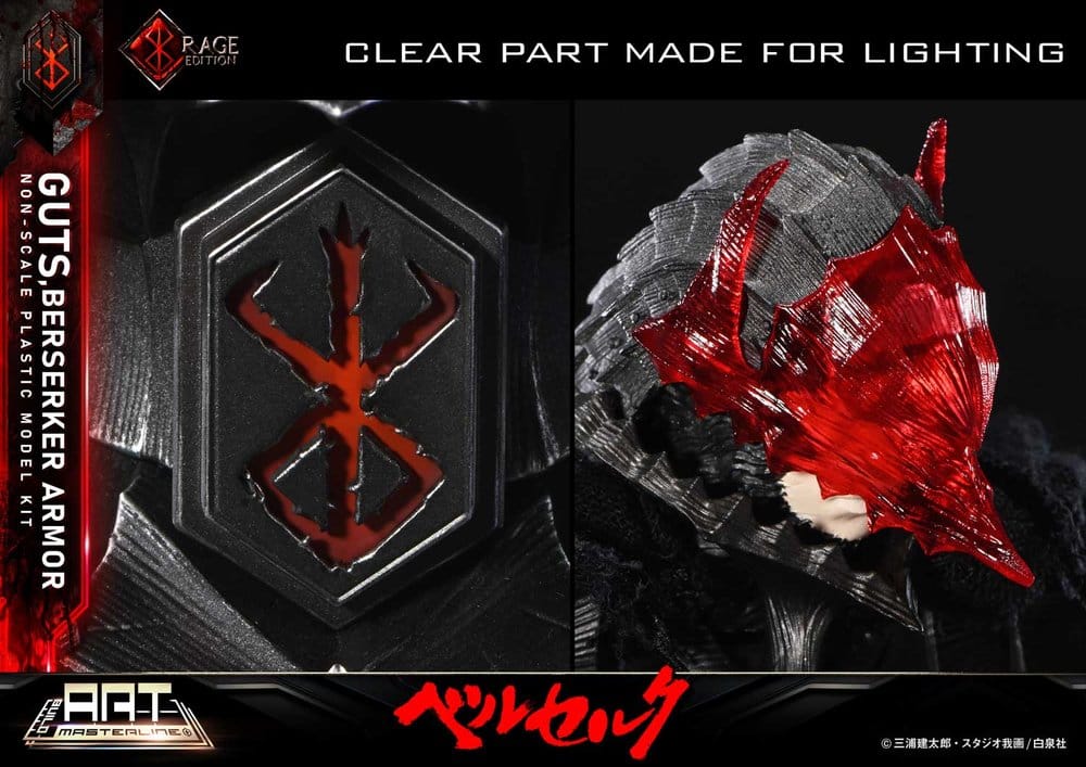 Berserk Plastic Build Art Masterline Model Kit Guts Berserker Armor Rage Pre-Assembled & Pre-Painted 30 cm - Prime 1 Studio Model Kits, Statues