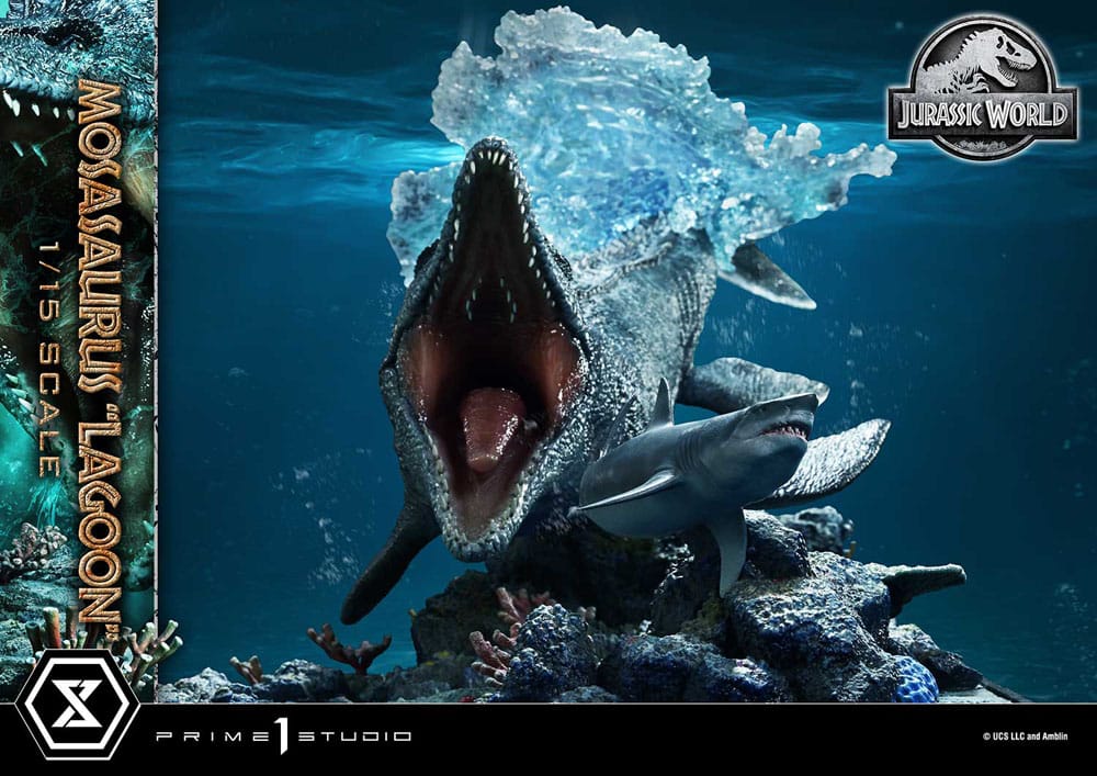 Jurassic World Legacy Museum Collection Statue 1/15 Mosasaurus "Lagoon" Bonus Version 57 cm
