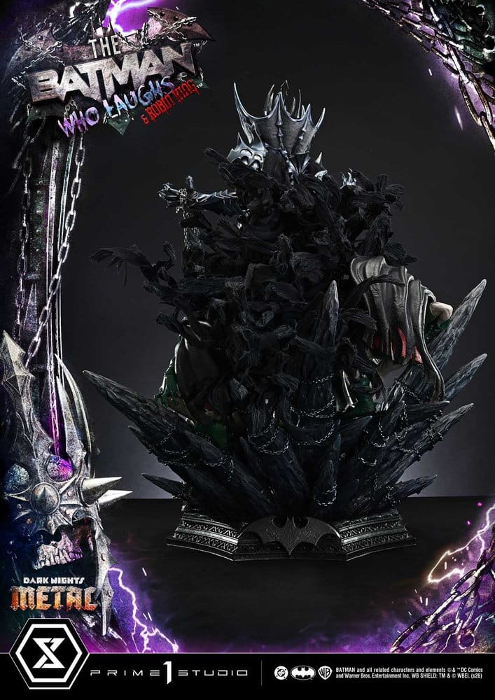 DC Comics Museum Masterline Statue 1/3 Dark Nights: Death Metal The Batman Who Laughs & Robin King 85 cm