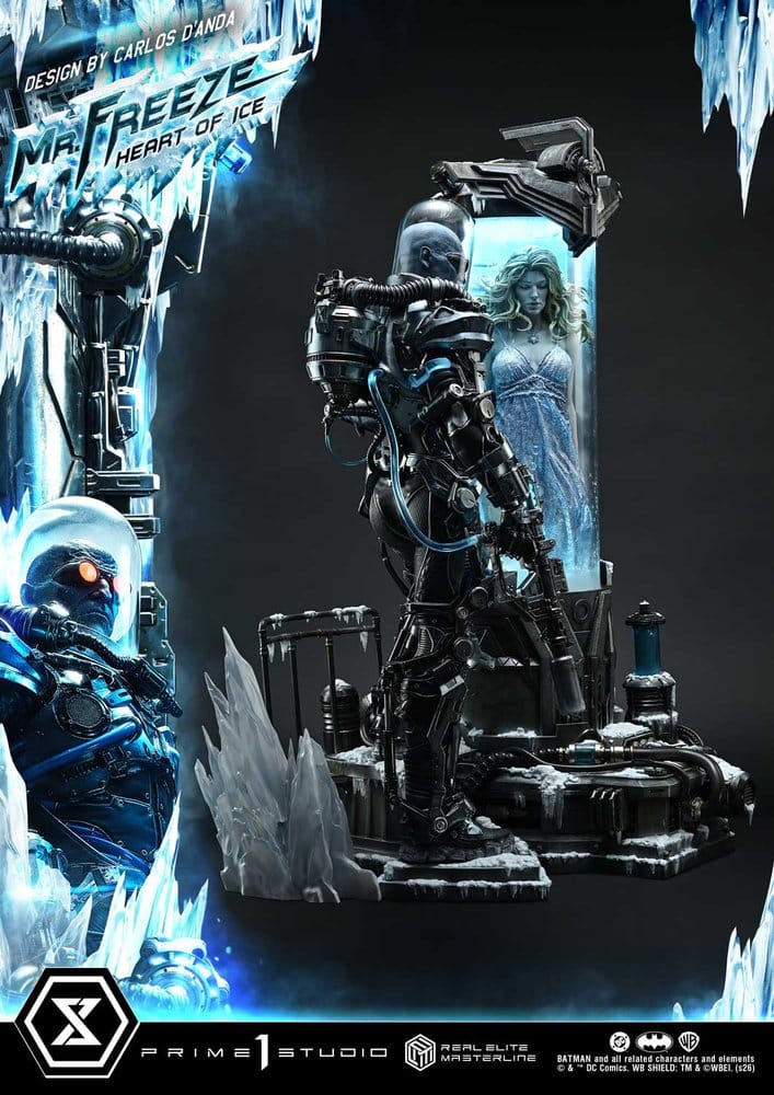 DC Comics Real Elite Masterline Series Statue 1/3 Batman (Comics) Mr. Freeze Heart of Ice (Design by Carlos D'Anda) - Prime 1 Studio Statues