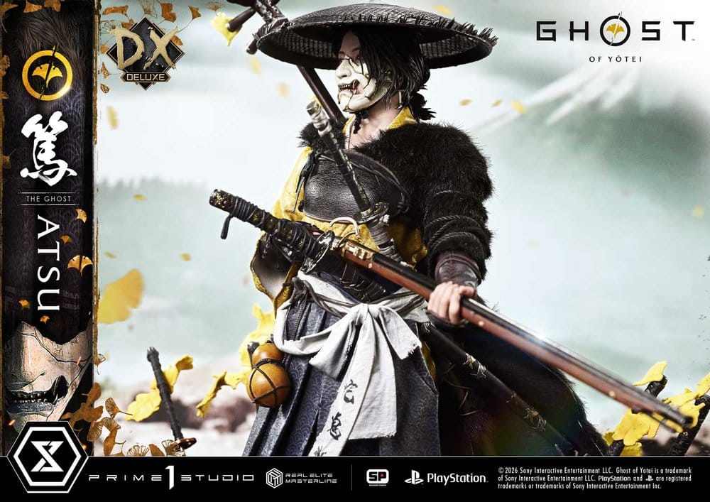 Ghost of Yotei Real Elite Masterline Statue 1/4 Atsu Deluxe Version 59 cm - Prime 1 Studio Statues & Busts