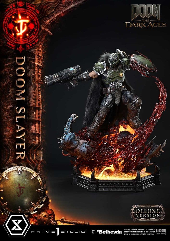DOOM: The Dark Ages Ultimate Premium Masterline Series Statue 1/4 DOOM Slayer Deluxe Version 77 cm - Prime 1 Studio Statues