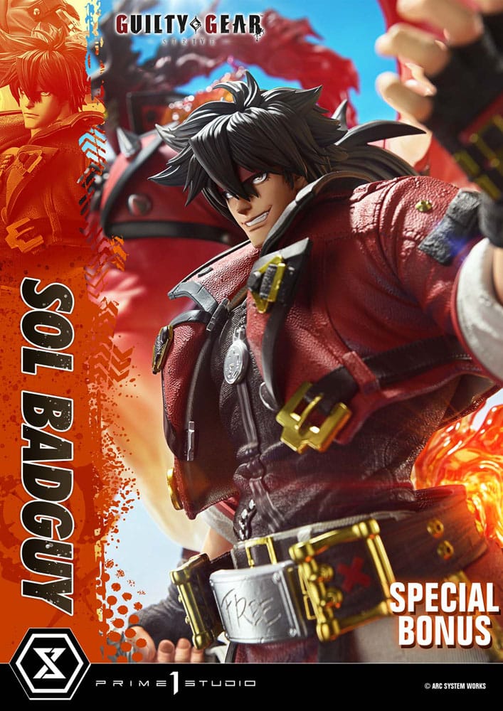 Guilty Gear Strive Ultimate Premium Masterline Series Statue 1/4 Sol Badguy Bonus Version 82 cm - Prime 1 Studio Statues & Busts