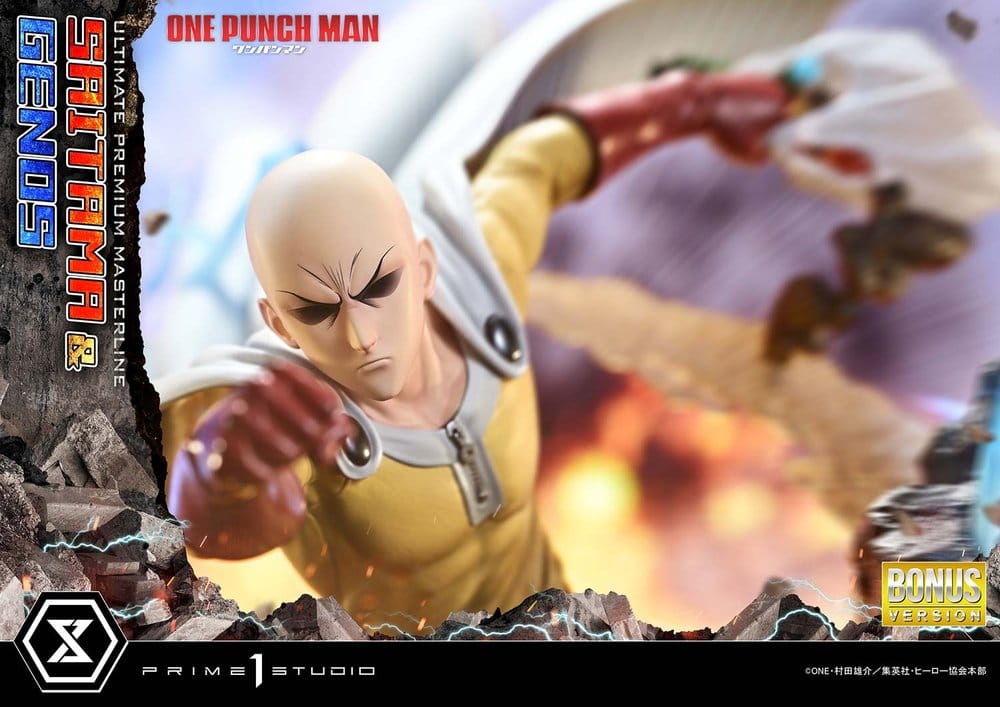 One-Punch Man Premium Masterline Series Statue 1/4 Saitama & Genos DX Bonus Version 73 cm - Prime 1 Studio Statues