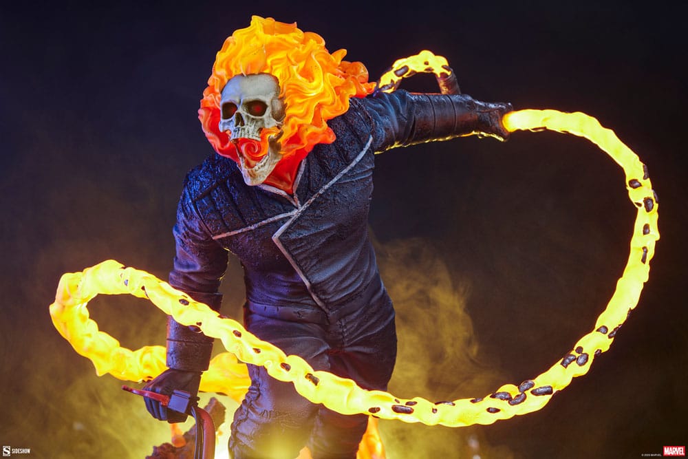 Marvel: Ghost Rider (Classic Variant): Premium Format Statue - Sideshow Collectibles Statues