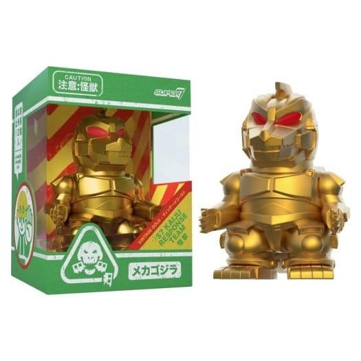 Godzilla Toho Fun! Fun! Mini Figure Mechagodzilla (Vintage Toy Gold) - Super7 Mini Figures