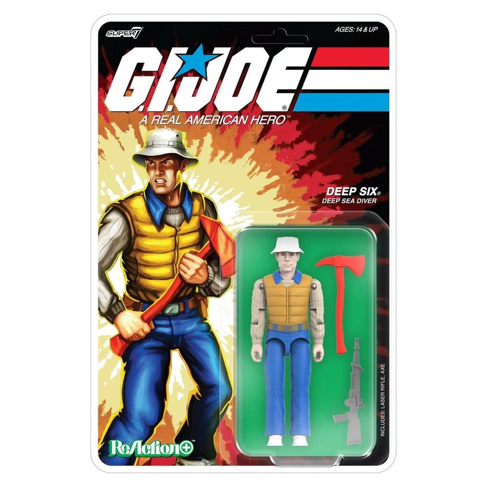 G.I. Joe (Comic) ReAction+ Action Figure Wave 09 Deep Six - Super7 Action Figures