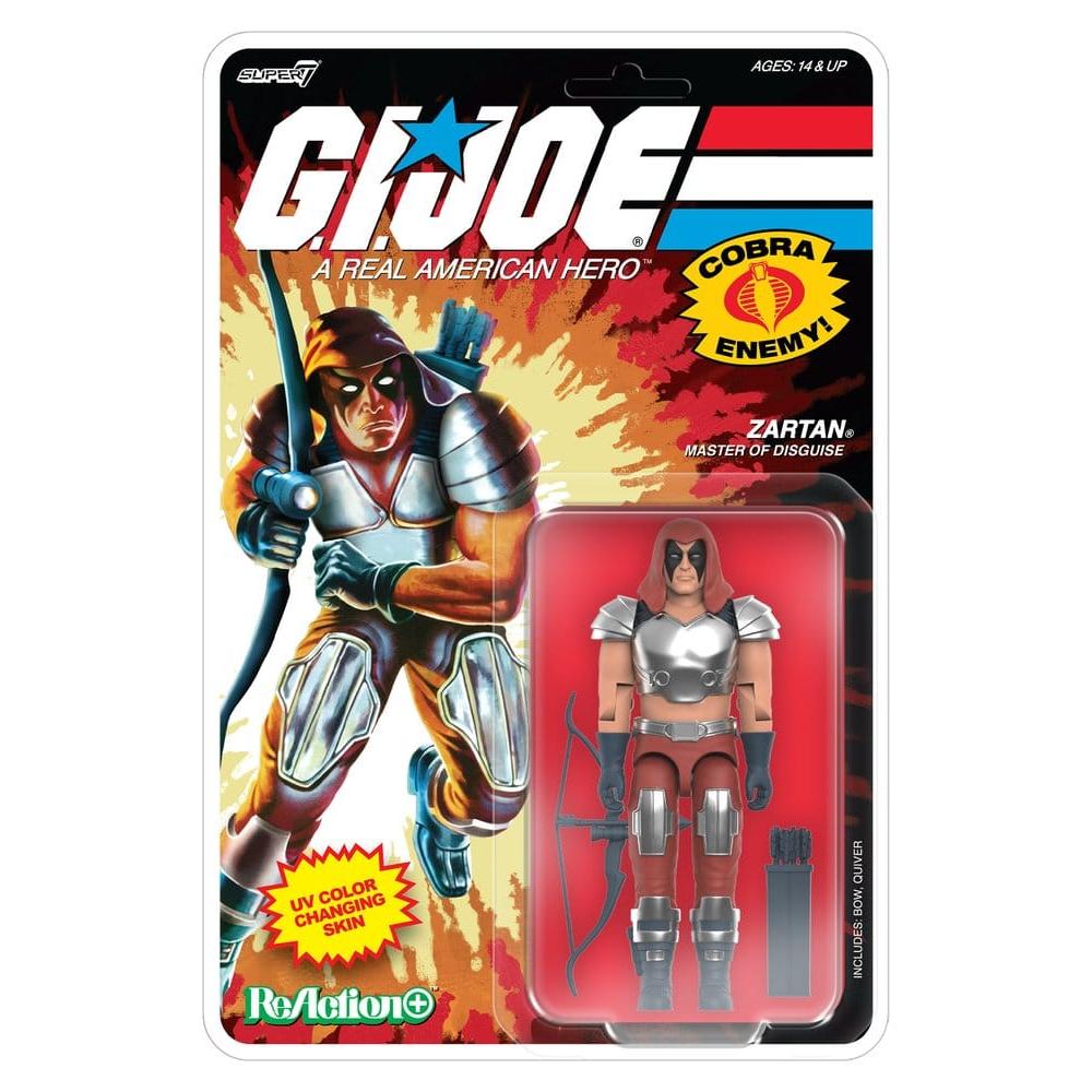 G.I. Joe (Comic) ReAction+ Action Figure Wave 09 Zartan - Super7 Action Figures