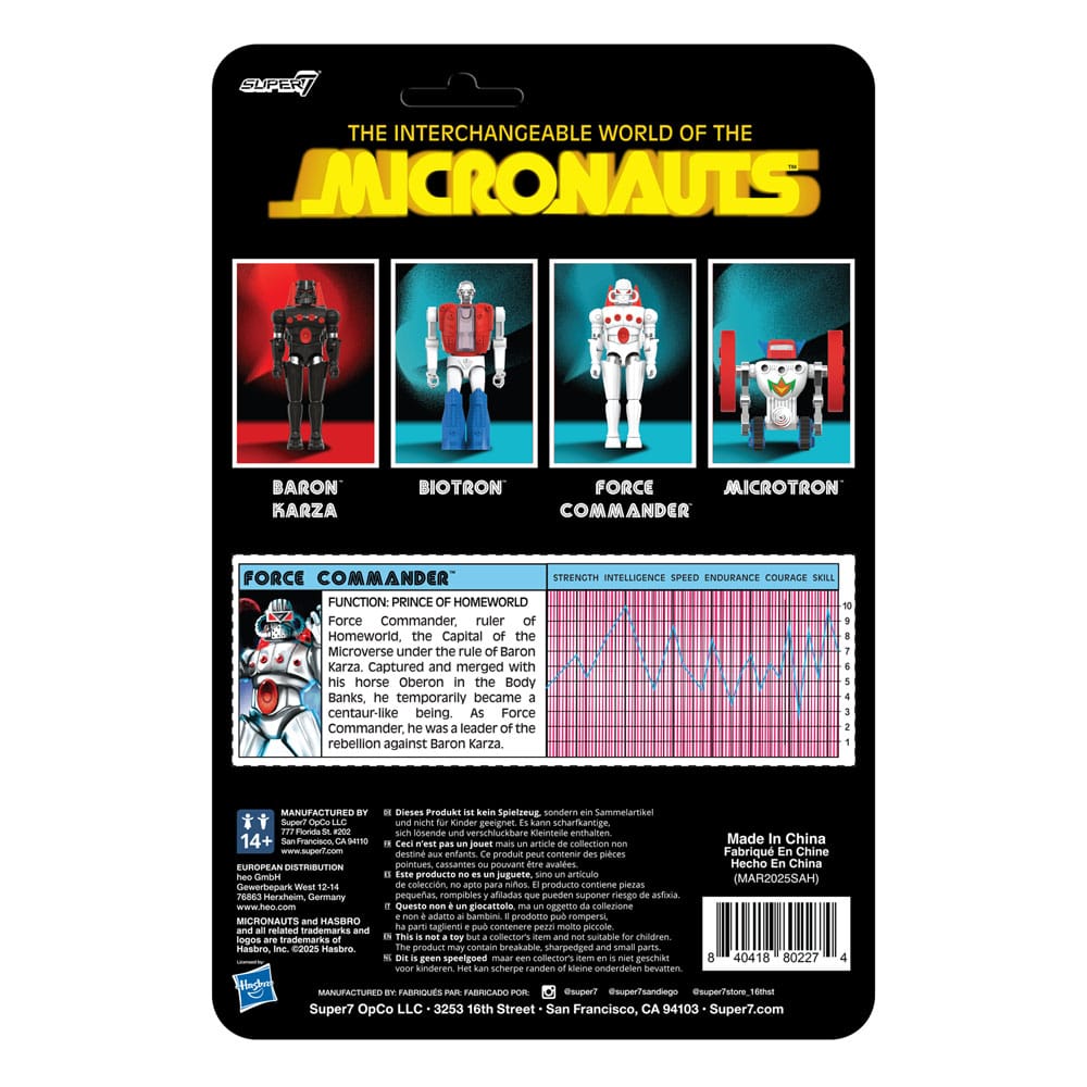 Micronauts ReAction+ Action Figure Force Commander