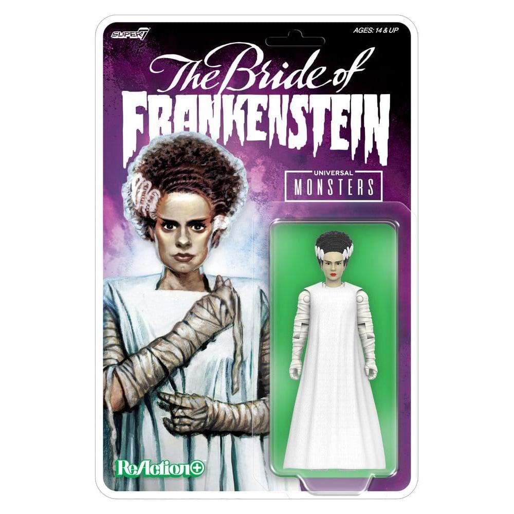 Universal Monsters ReAction+ Action Figure Wave 02 Bride Of Frankenstein - Super7 Action Figures