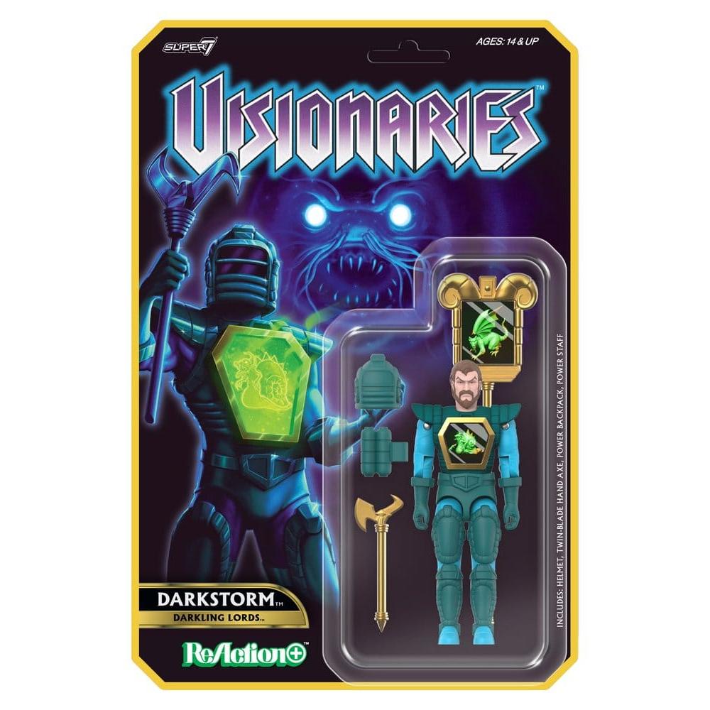 Visionaries ReAction+ Action Figure Wave 01 Darkstorm - Super7 Action Figures