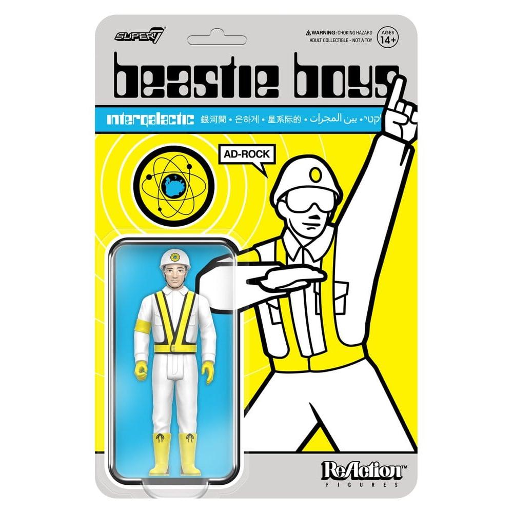 Beastie Boys ReAction Action Figure Wave 04 Ad-Rock (Intergalactic Crossing Guard) - Super7 Action Figures