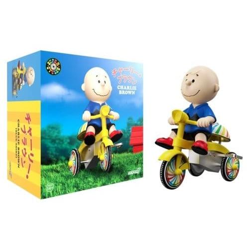 Peanuts Super Cycles Vehicle Charlie Brown (Blue w/ Yellow Trike) - Super7 Vehicles