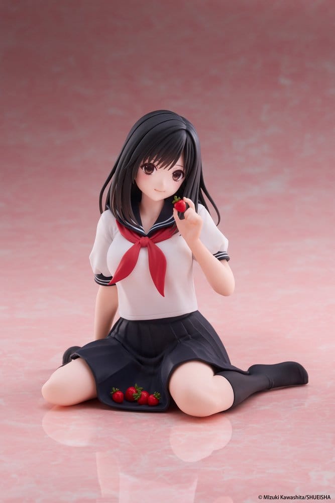 Strawberry 100% Desktop Cute PVC Figure Aya Tojo (School uniform Ver.) 13 cm - Taito Prize Statues