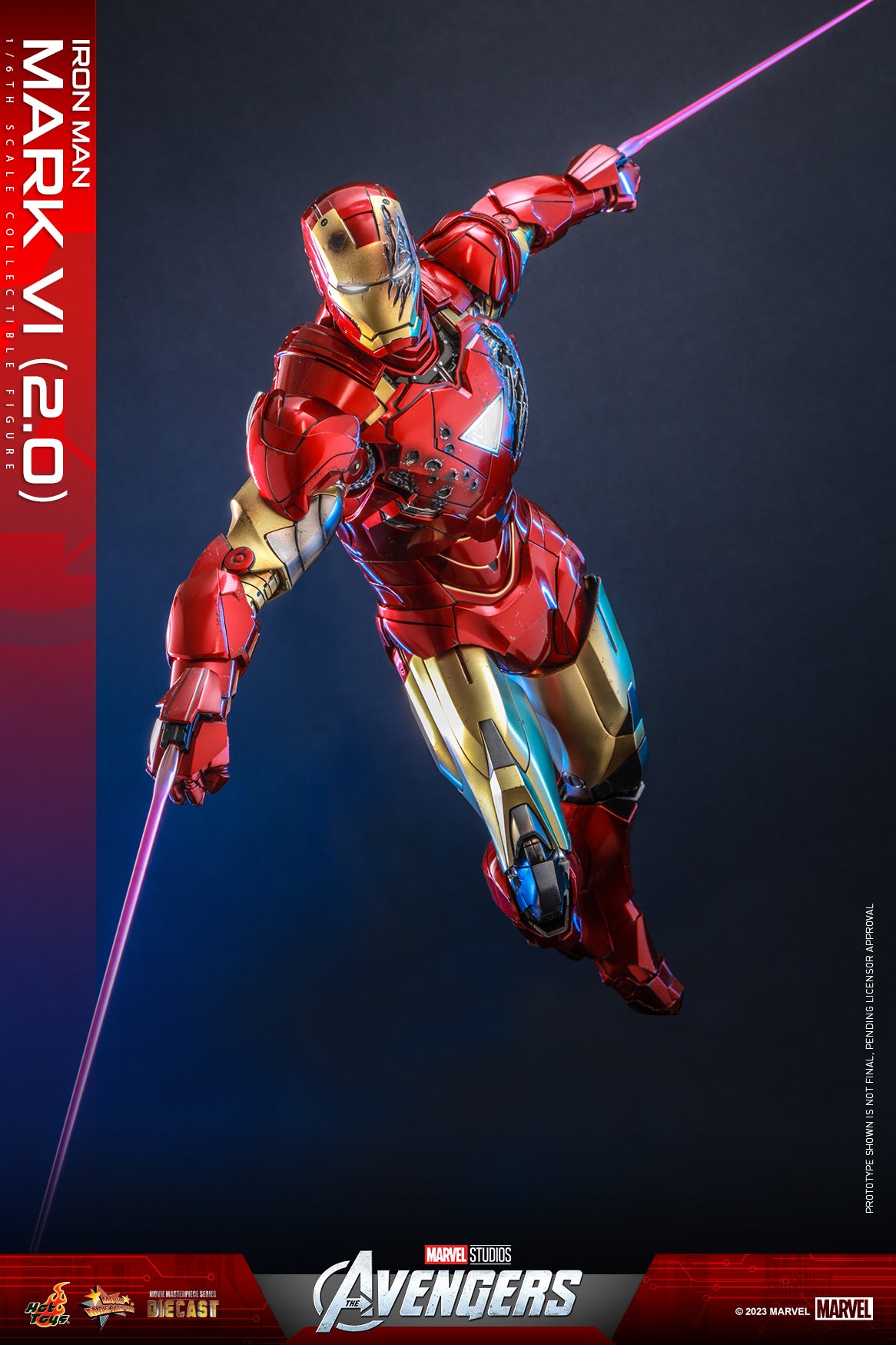 Iron Man: Mark VI (2.0): Marvel: MMS687D52: Hot Toys