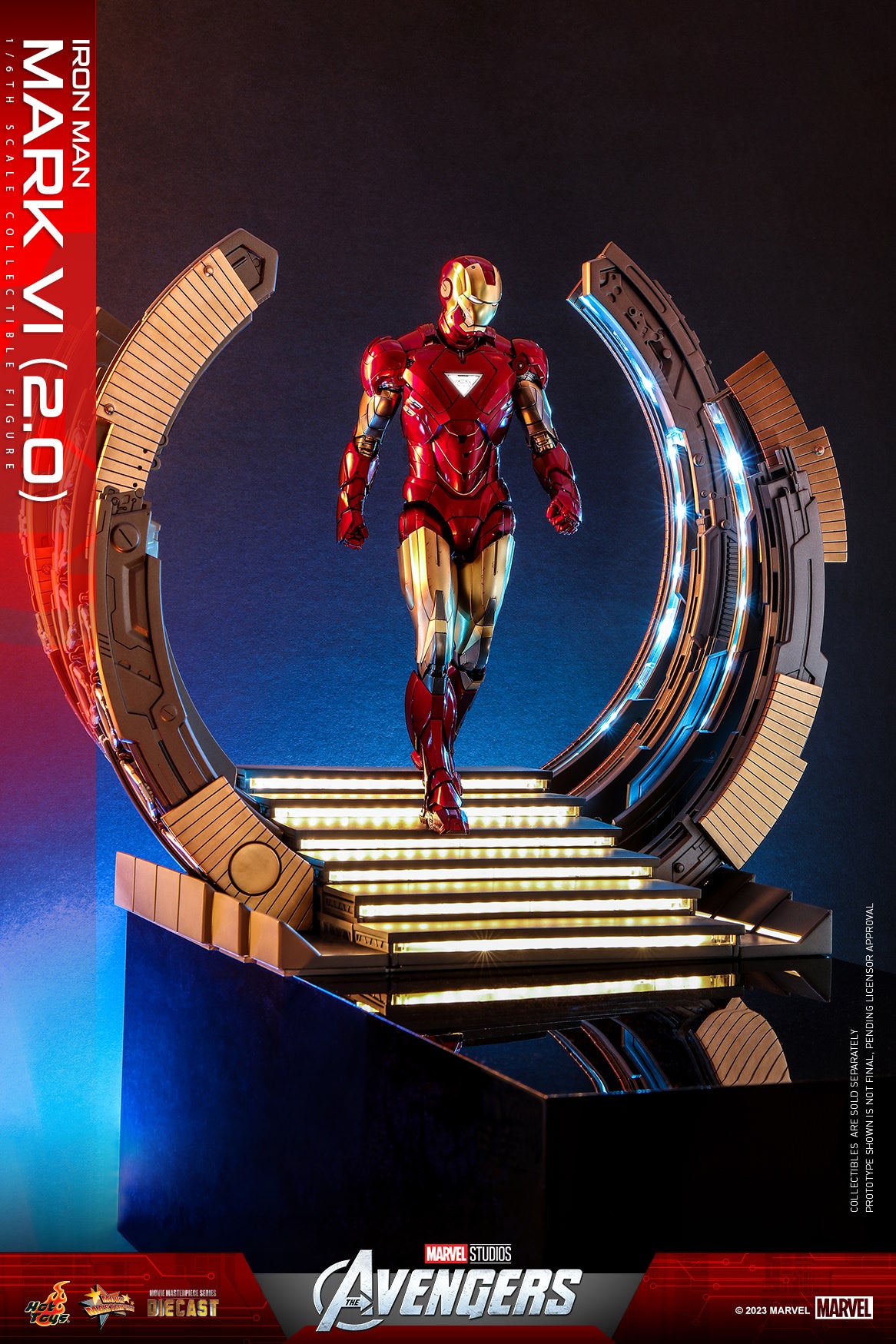 Iron Man: Mark VI (2.0): Marvel: MMS687D52: Hot Toys
