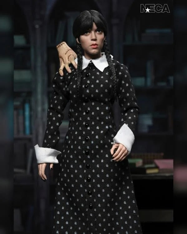 Wednesday: Wednesday Addams (Classic Dress): 8" Clothed Action Figure