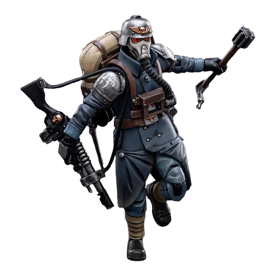 Warhammer 40k: Astra Militarum: Death Korps Of Krieg: Veteran Squad Guardsman: Action Figure: Joy Toy