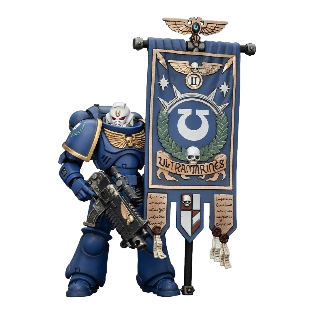 Warhammer 40k: Ultramarines Heroes of the Chapter Primaris Ancient Posca: Action Figure: Joy Toy: Reissue