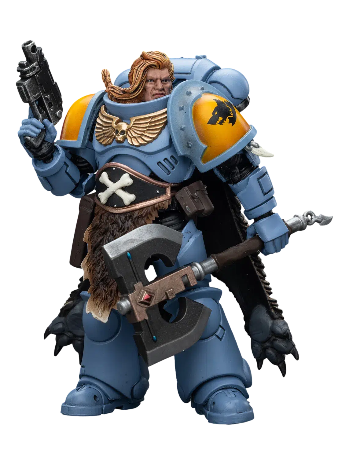 Warhammer 40K: Space Wolves: Claw Pack: Pack Leader: Logan Ghostwolf Action Figure Joy Toy