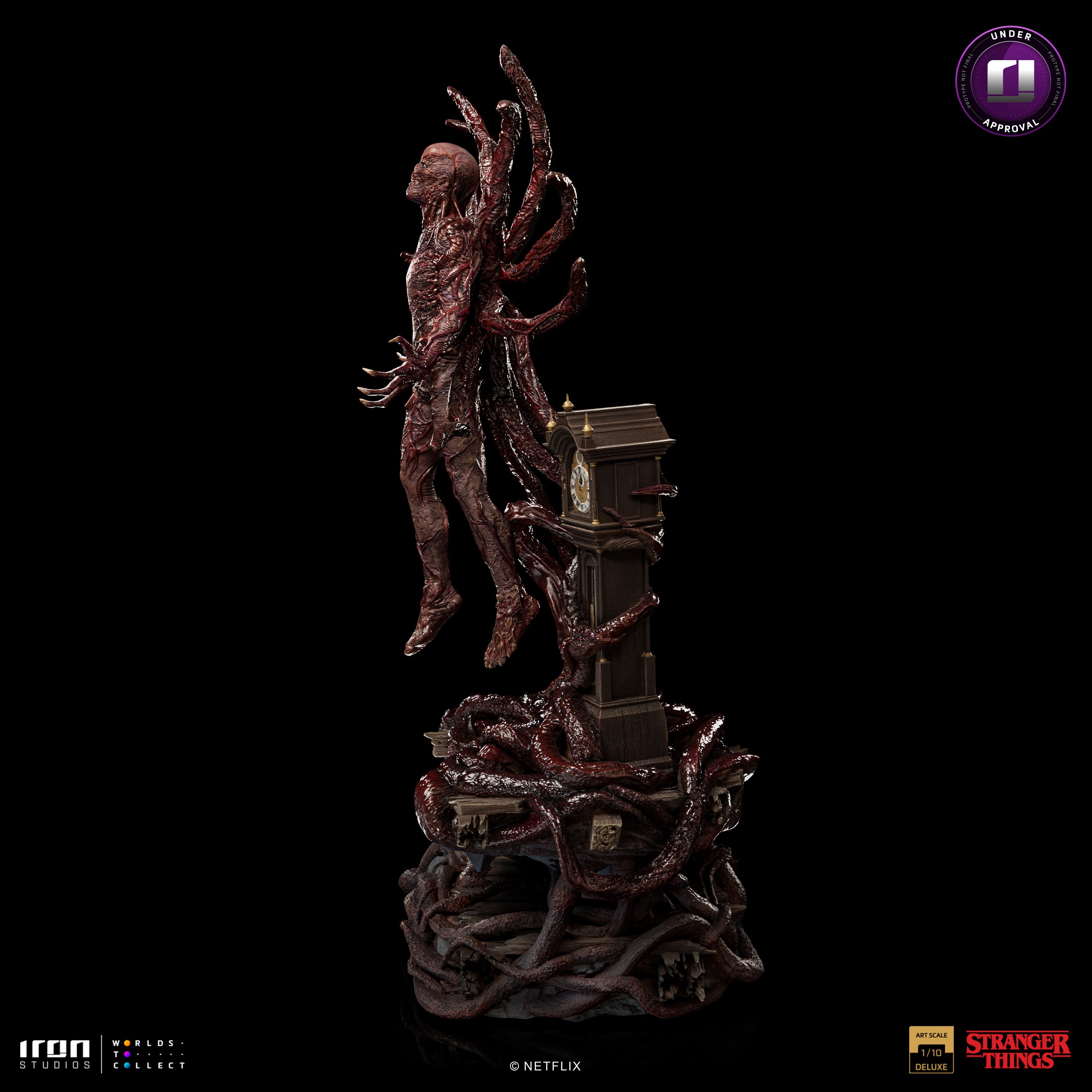 Stranger Things: Vecna Deluxe: 1/10 Scale Statue: Iron Studios