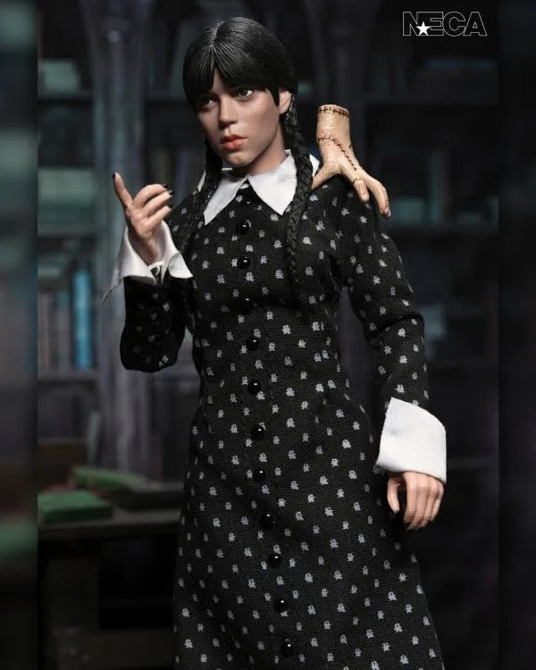 Wednesday: Wednesday Addams (Classic Dress): 8" Clothed Action Figure