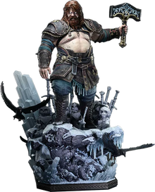 God of War: Ragnarök Real Elite Masterline Series Statue 1/3 Thor Deluxe Bonus Version 105 cm