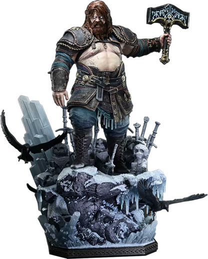 God of War: Ragnarök Real Elite Masterline Series Statue 1/3 Thor Deluxe Bonus Version 105 cm