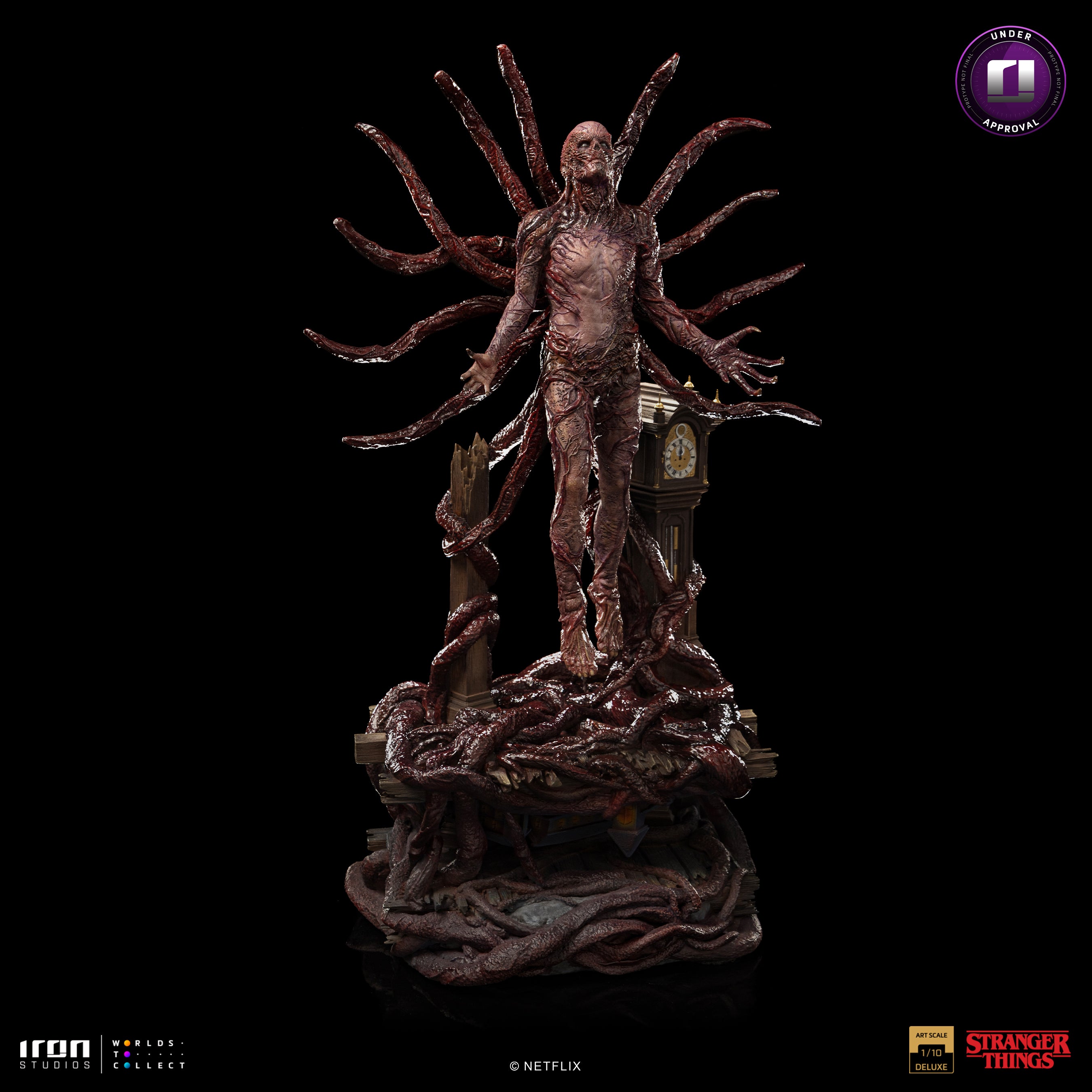 Stranger Things: Vecna Deluxe: 1/10 Scale Statue: Iron Studios