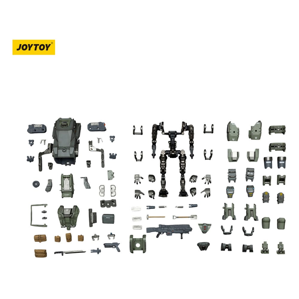 APOC Series Dark Source Action Figur Bedrock Standard Combat Mecha - Joy Toy Action Figure