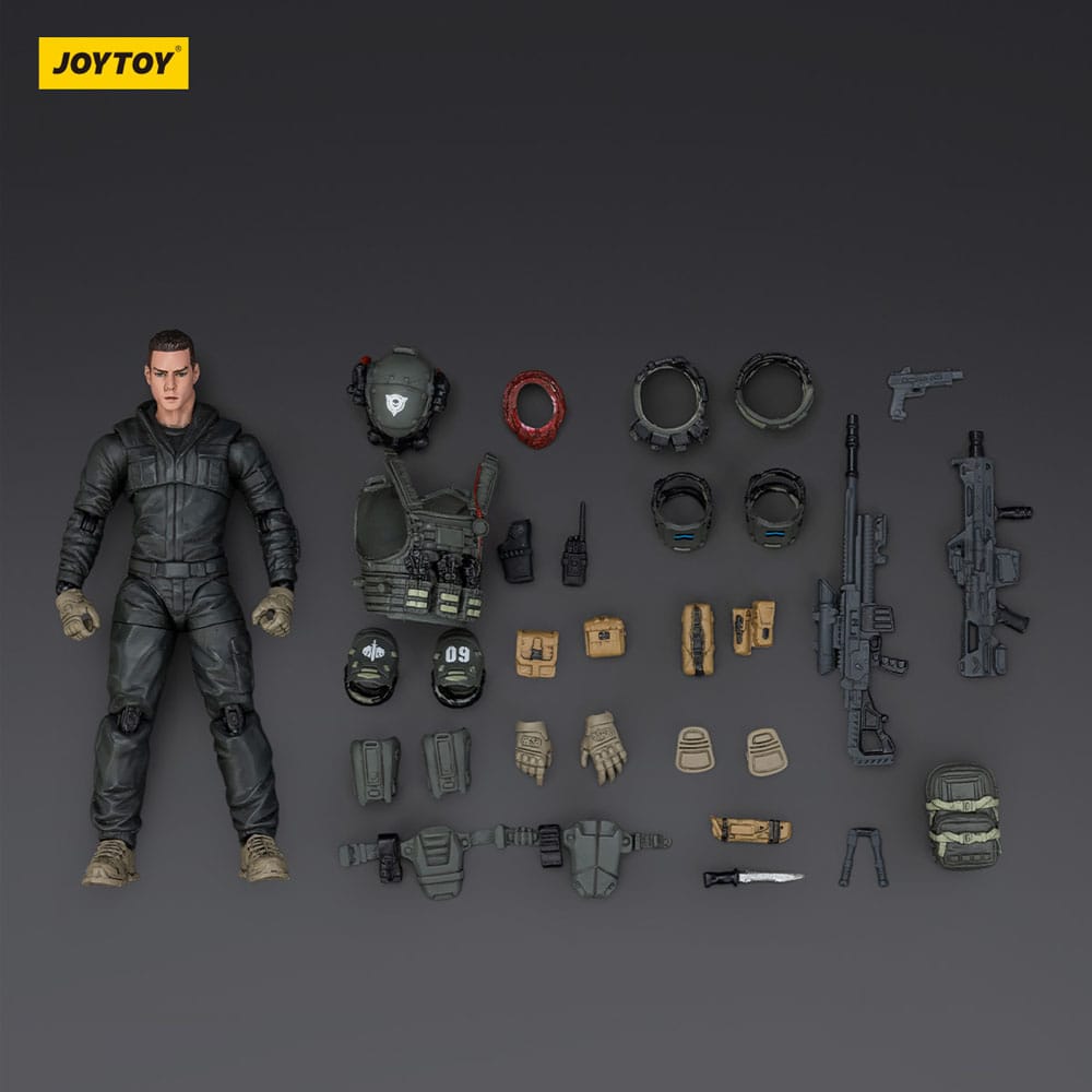 APOC Series Dark Source Action Figur Stellar Scar Assault Team Darksilicon 11 cm - Joy Toy Action Figure
