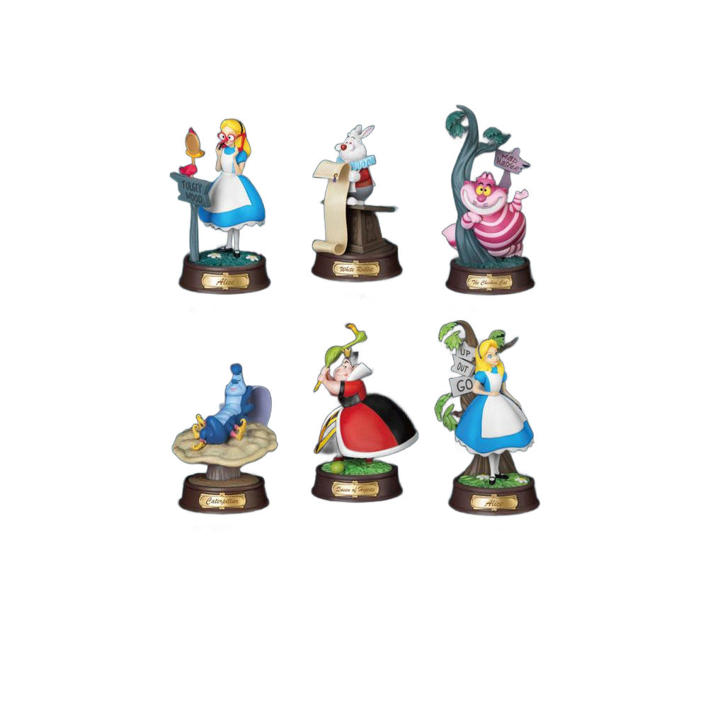 Alice in Wonderland Mini Diorama Stage Statues 6-pack - Beast Kingdom Toys Dioramas