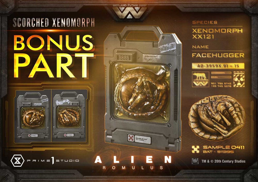 Alien: Romulus Museum Masterline XL Statue 1/3 Scorched Xenomorph Deluxe Bonus Version 9 - Prime 1 Studio Statues