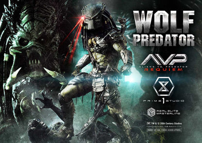 Alien vs. Predator Real Elite Masterline Series Statue 1/3 Requiem Wolf Predator 95 cm - Prime 1 Studio Statues
